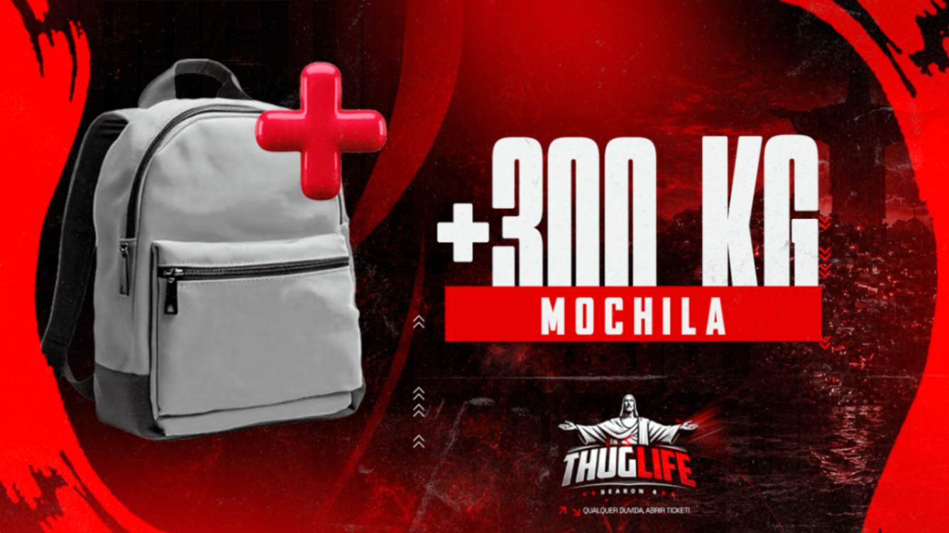 +300KG NA MOCHILA