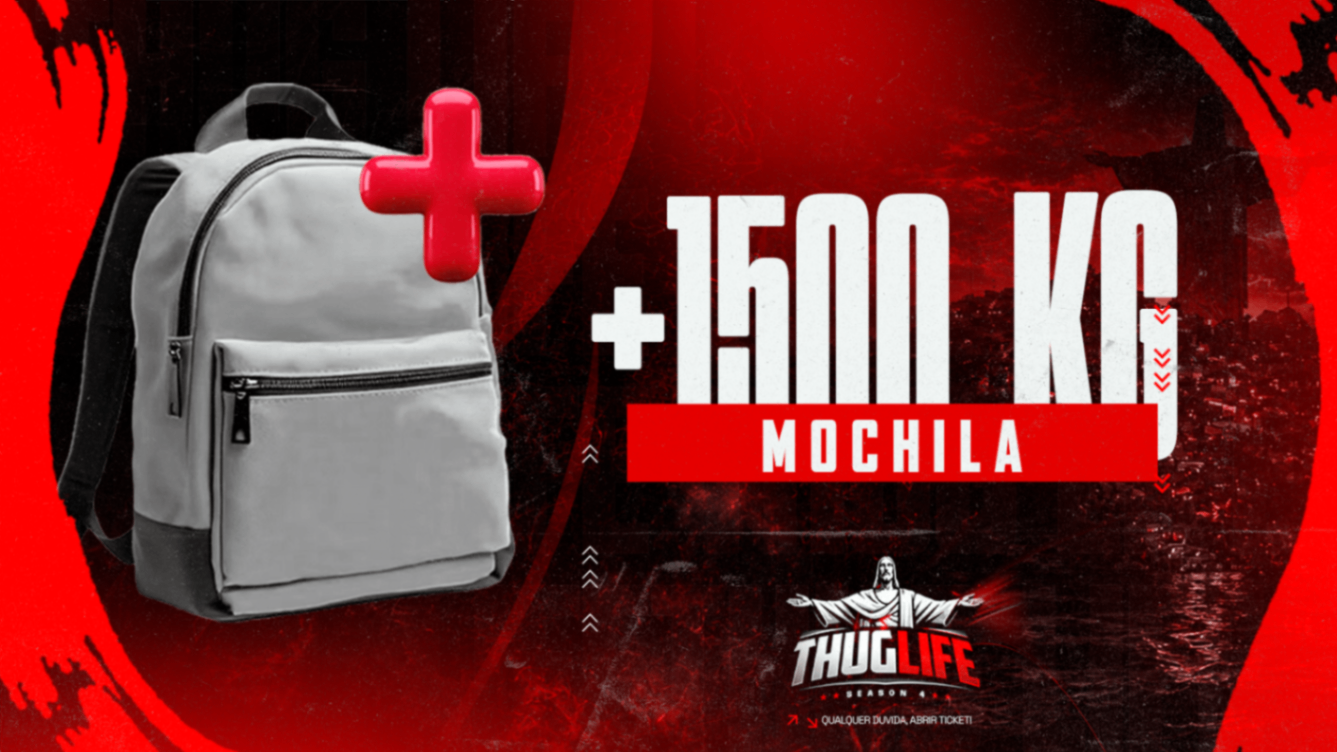 +1500KG NA MOCHILA